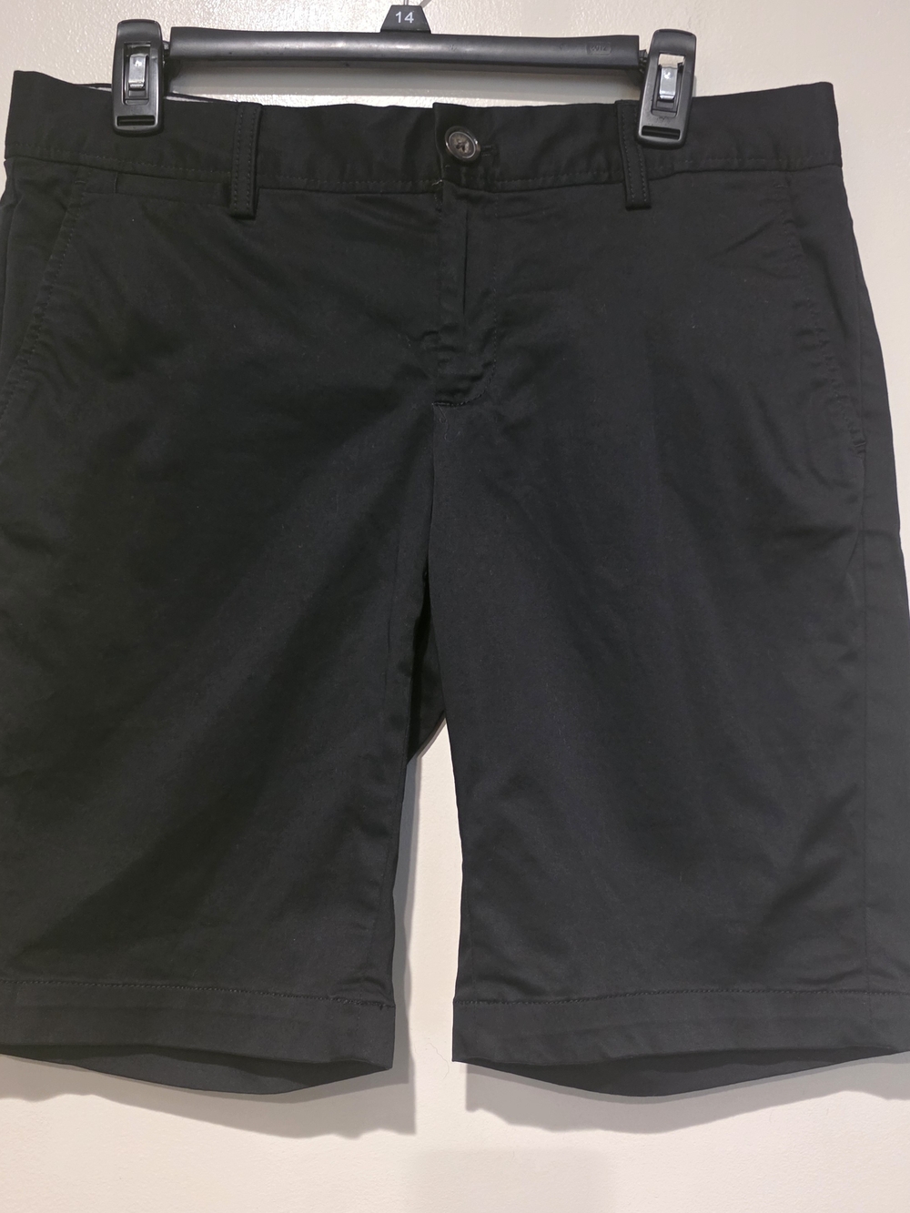 Banana Republic SY Bermuda Short Women's Black Size 10 Stretch Pockets Business